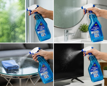 HHR MAGIC GLASS & FURNITURE CLEANER – AQUA FRESH CLEAR FINISH (STREAK-FREE SPRAY)